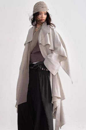 Pleated Patchwork Bubble Pants