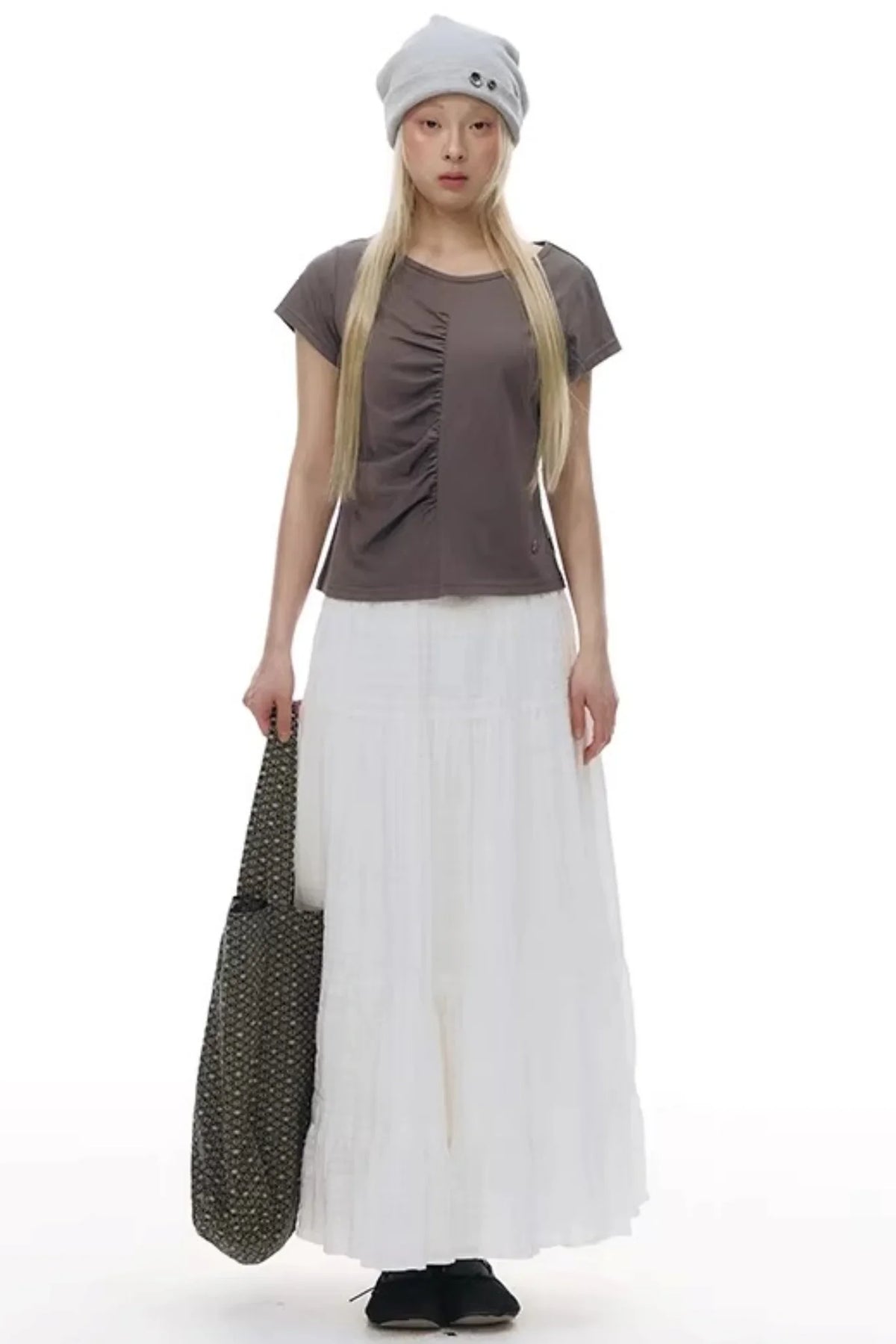 Pleated Pure Cotton Top