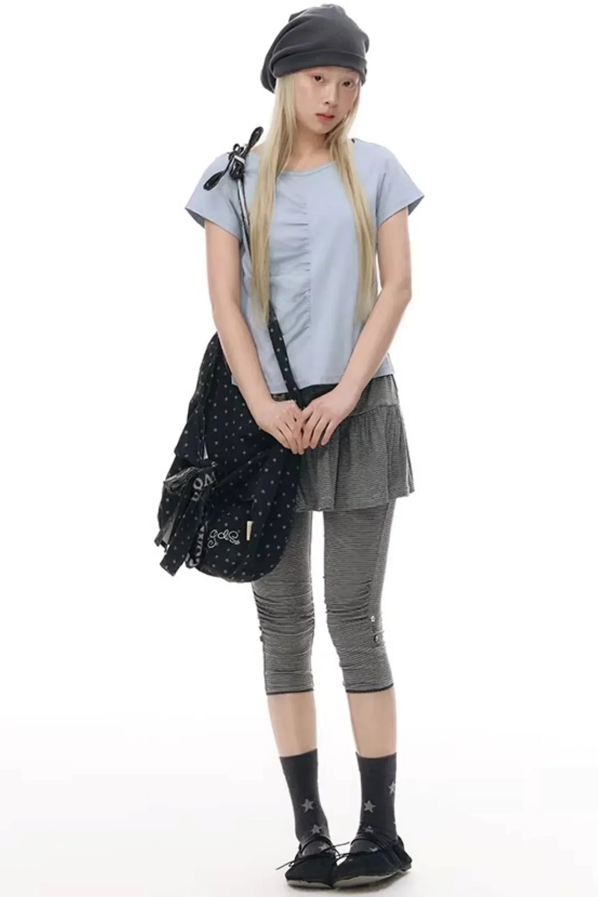 Pleated Pure Cotton Top