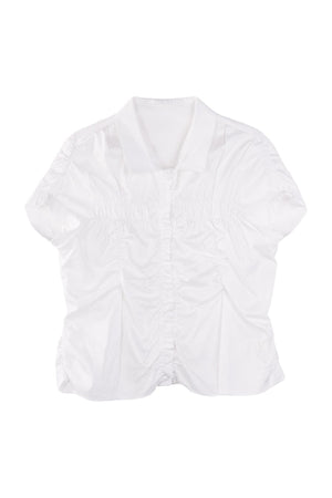 Pleated Shirt and Skirt Set