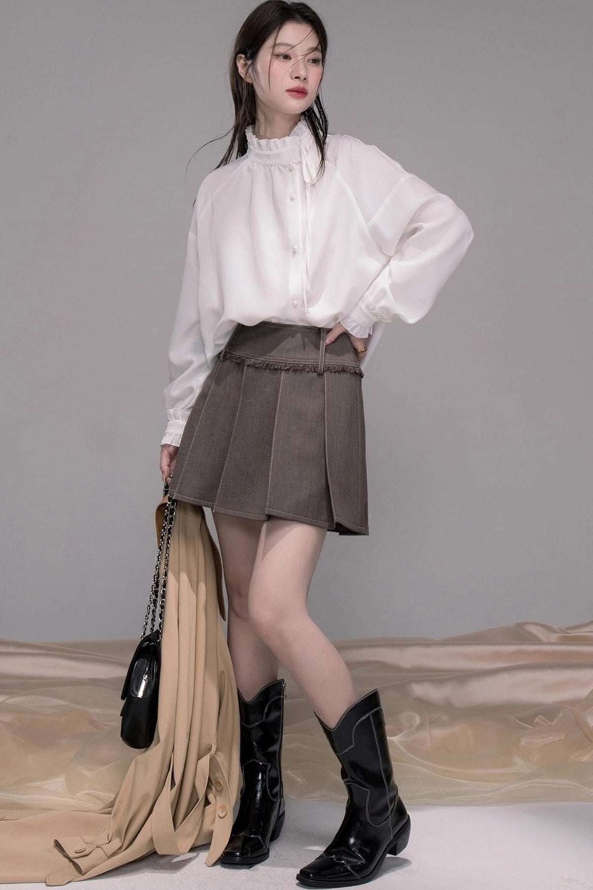 Pleated Skirt