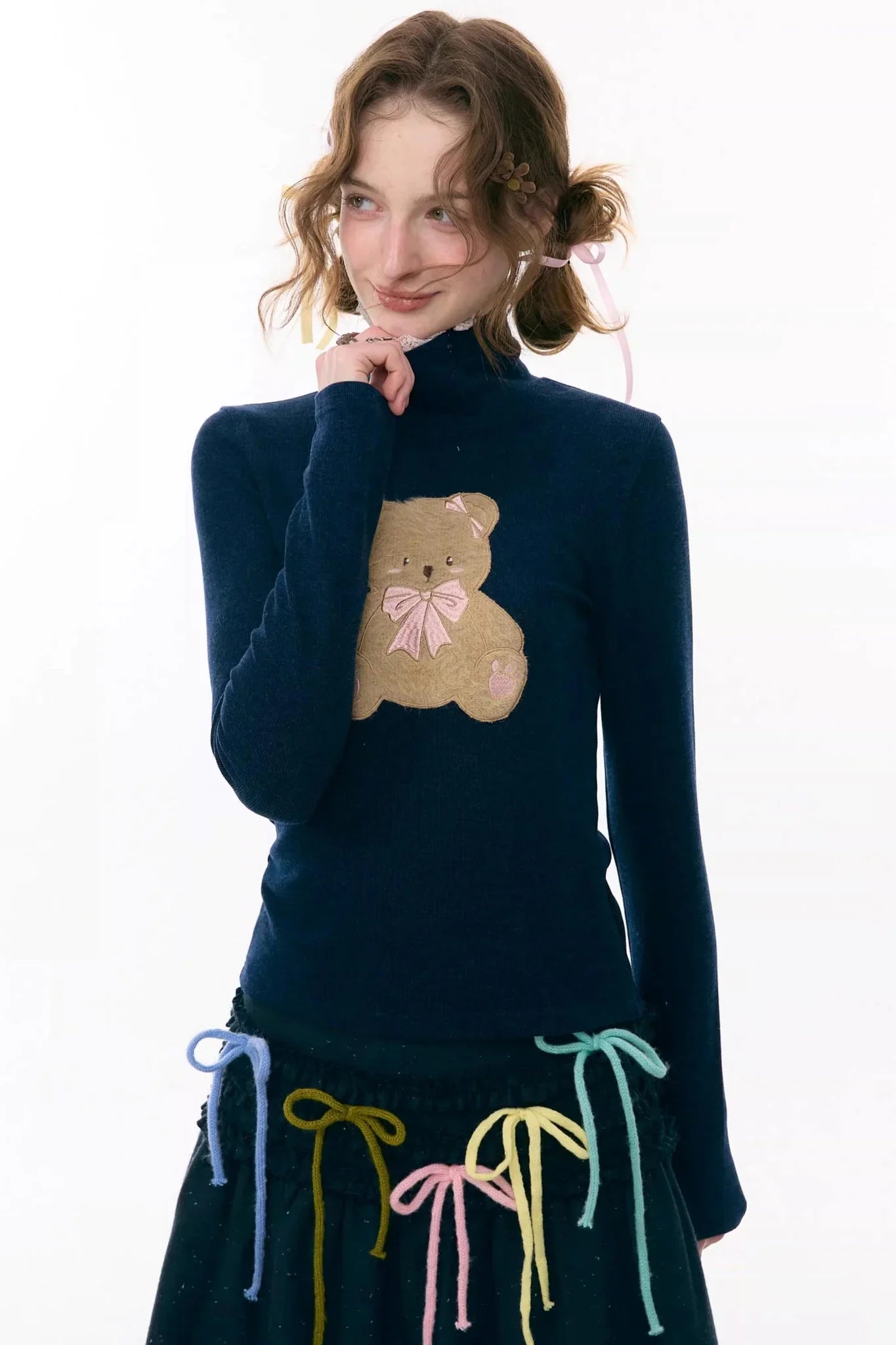 Plush Bear Knitted Base Shirt