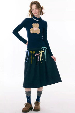 Plush Bear Knitted Base Shirt