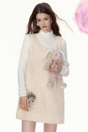 Plush Retro Slim Dress