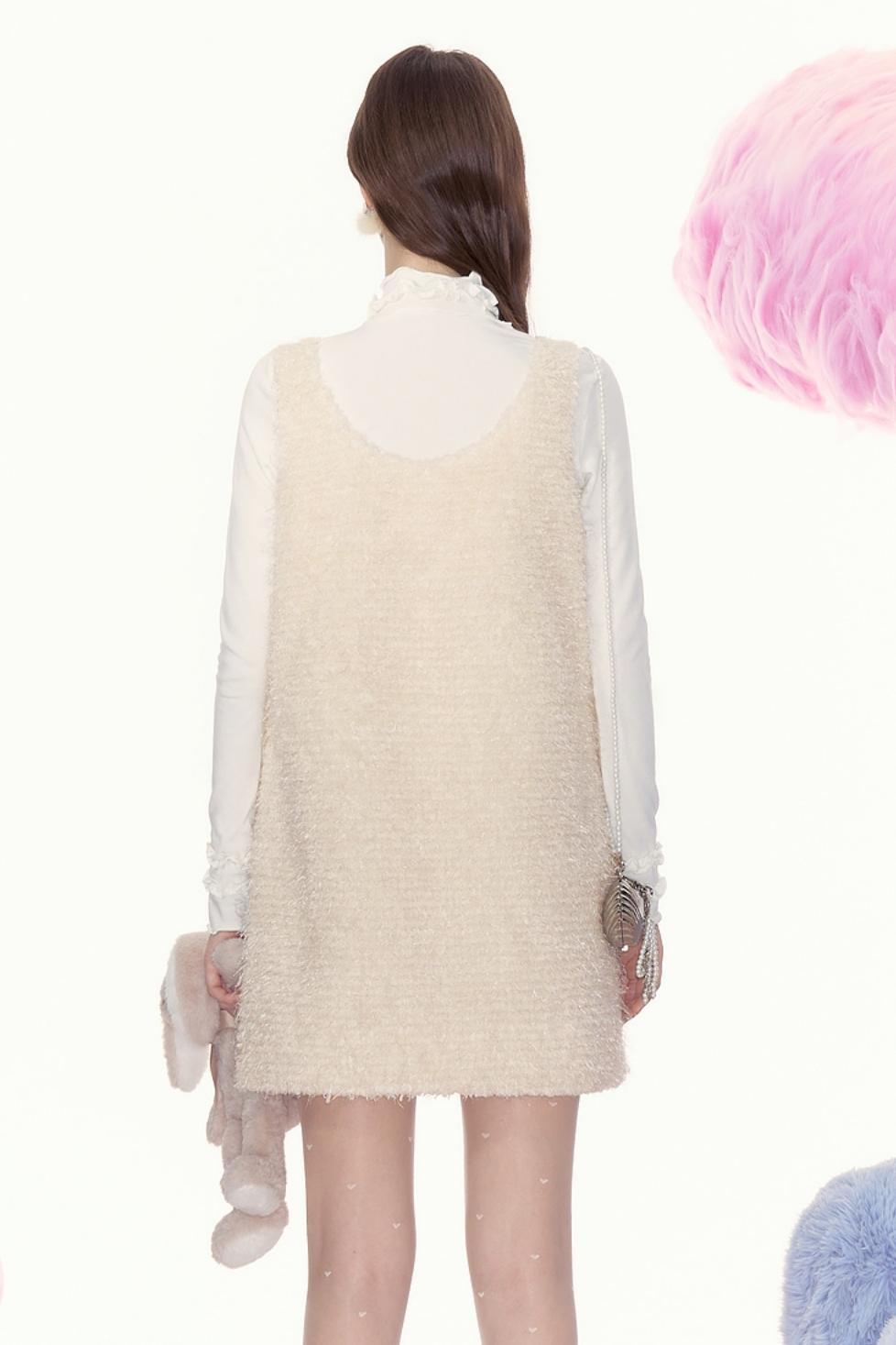 Plush Retro Slim Dress