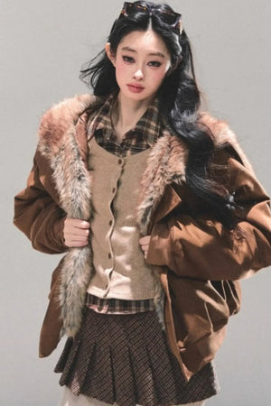 Plush Winter Padded Coat
