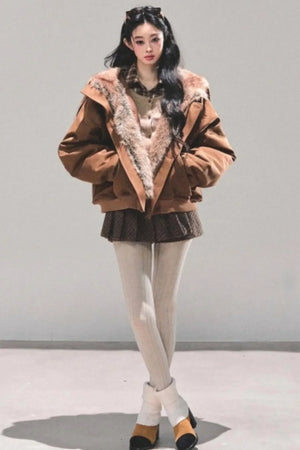 Plush Winter Padded Coat