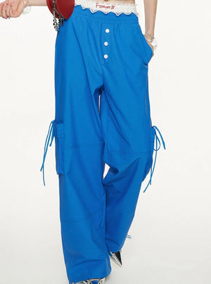 Pocket Blue Pants
