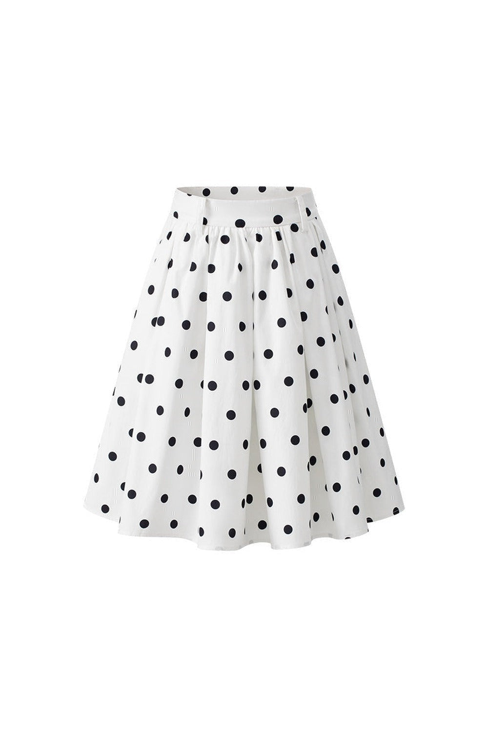 Polka Dot A-Line Skirt
