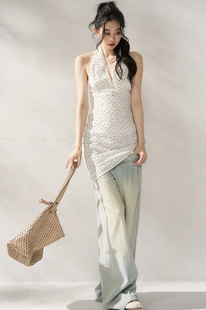 Polka Dot Bodycon Dress