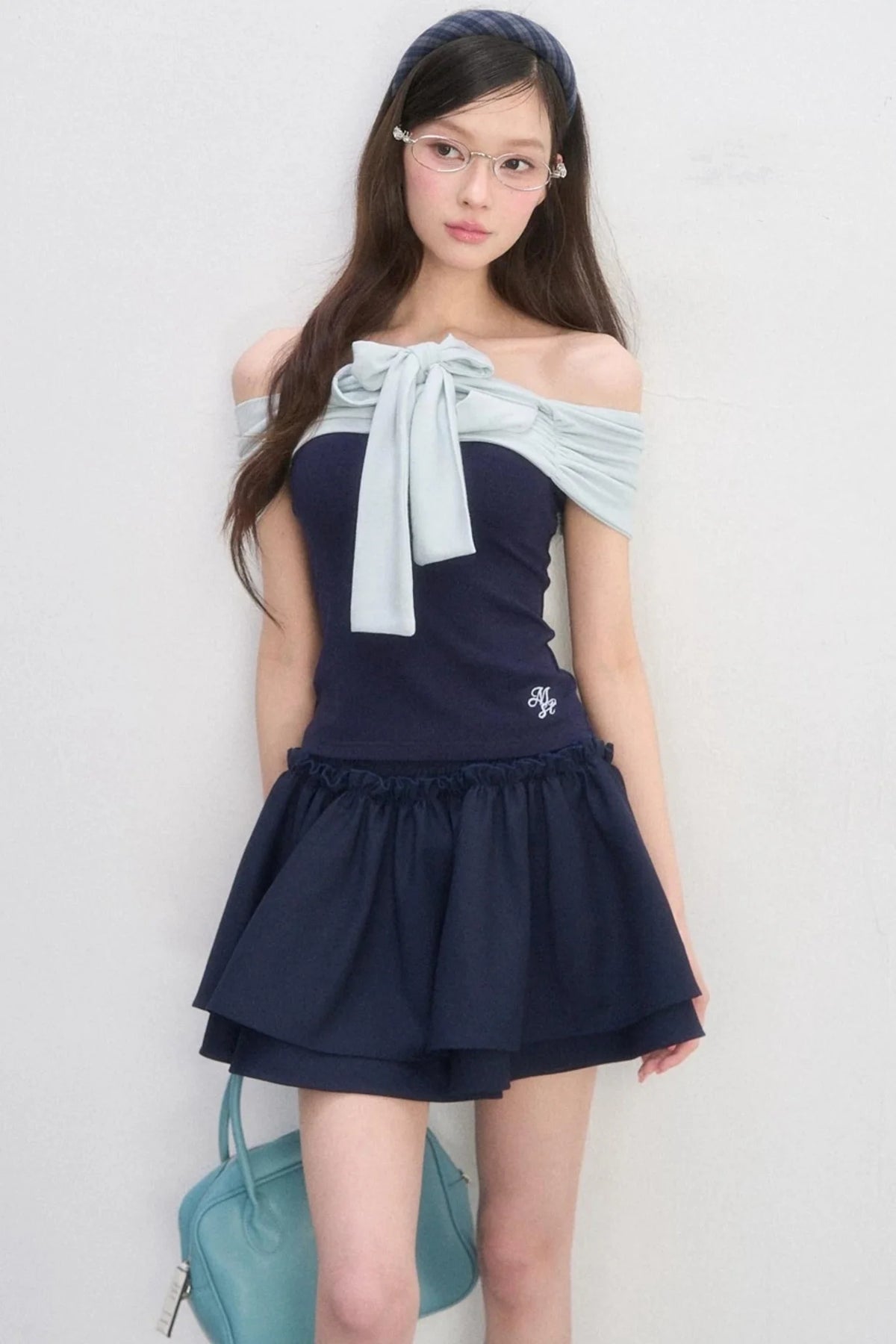Polka Dot Bow Blouse