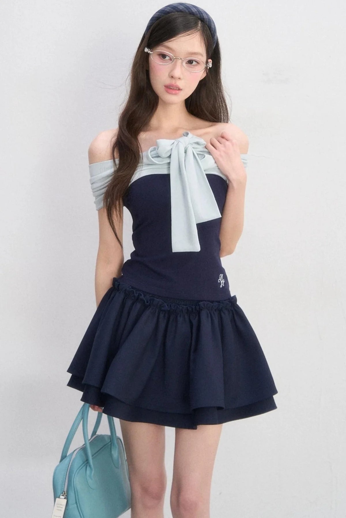Polka Dot Bow Blouse