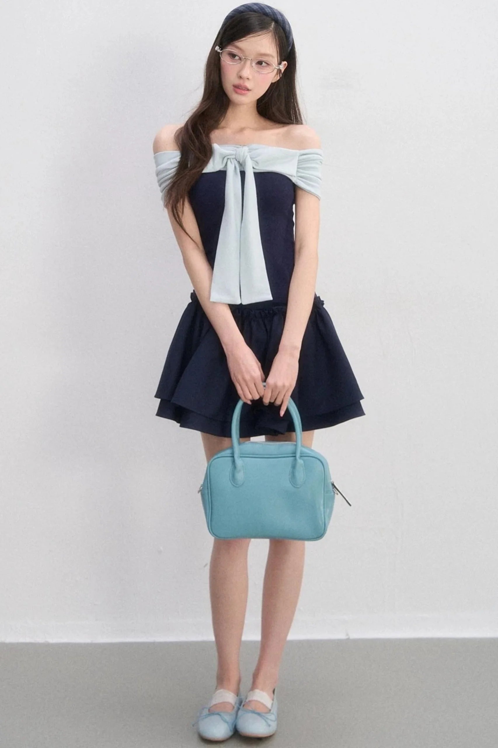 Polka Dot Bow Blouse