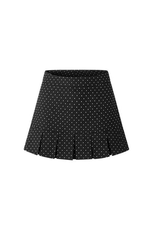 Polka Dot Bow Knit 3-Piece Set-Up