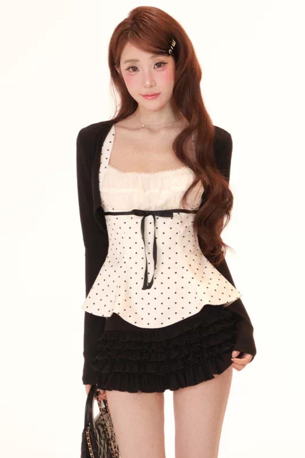 Polka Dot Cami Tiered Set-Up