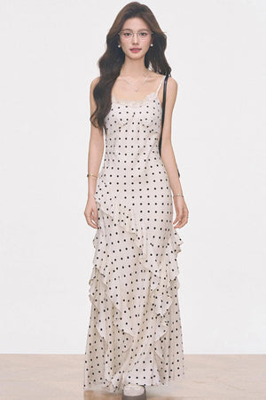 Polka Dot Commuter Dress Set-Up