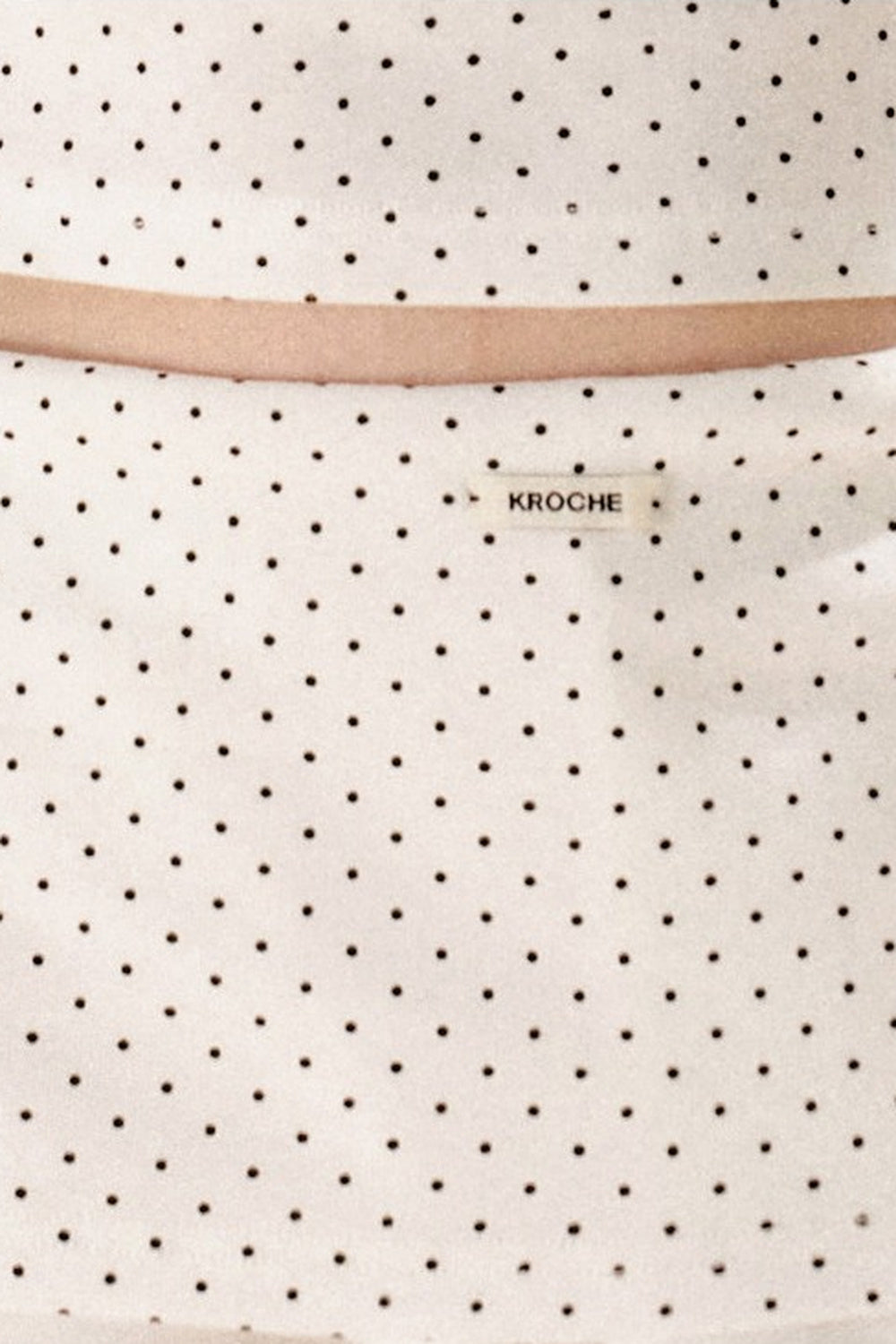 Polka Dot Cotton Tube Top And Wide Leg Pants Set-Up
