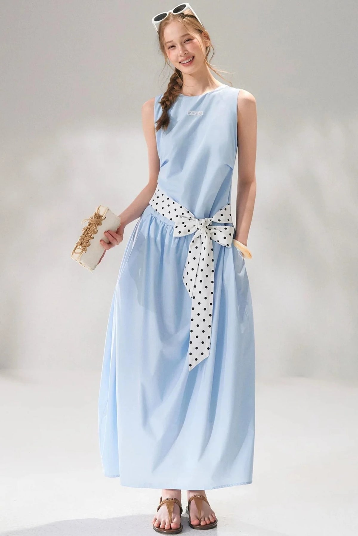Polka Dot Floral Dress