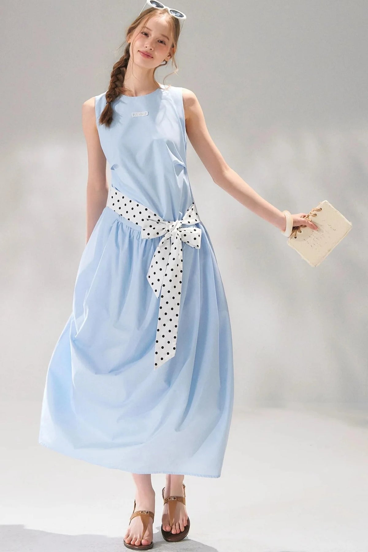 Polka Dot Floral Dress