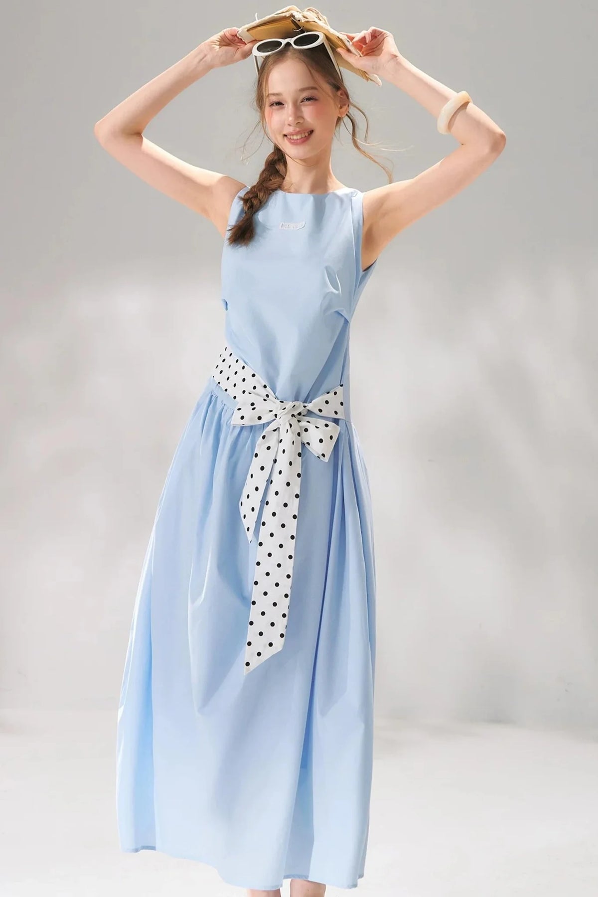 Polka Dot Floral Dress