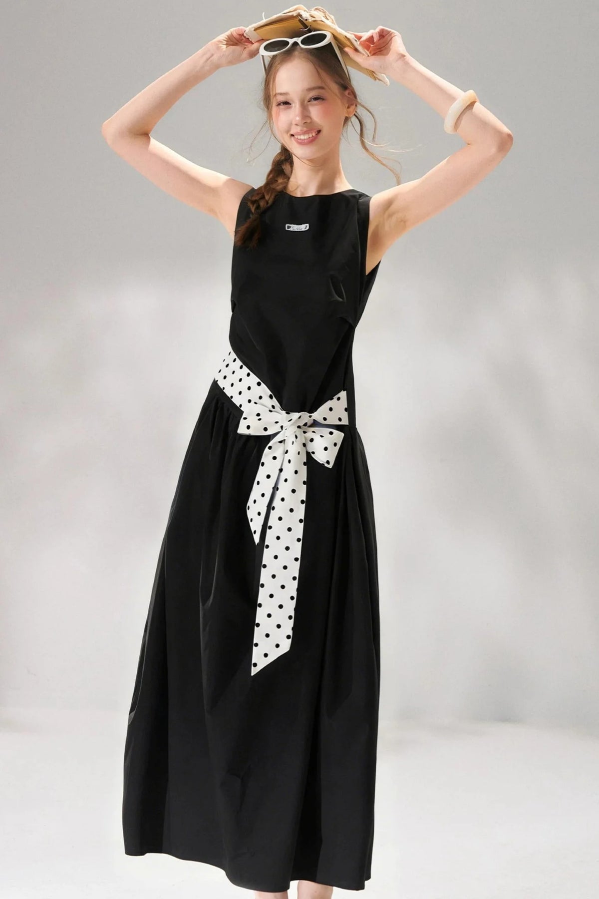 Polka Dot Floral Dress