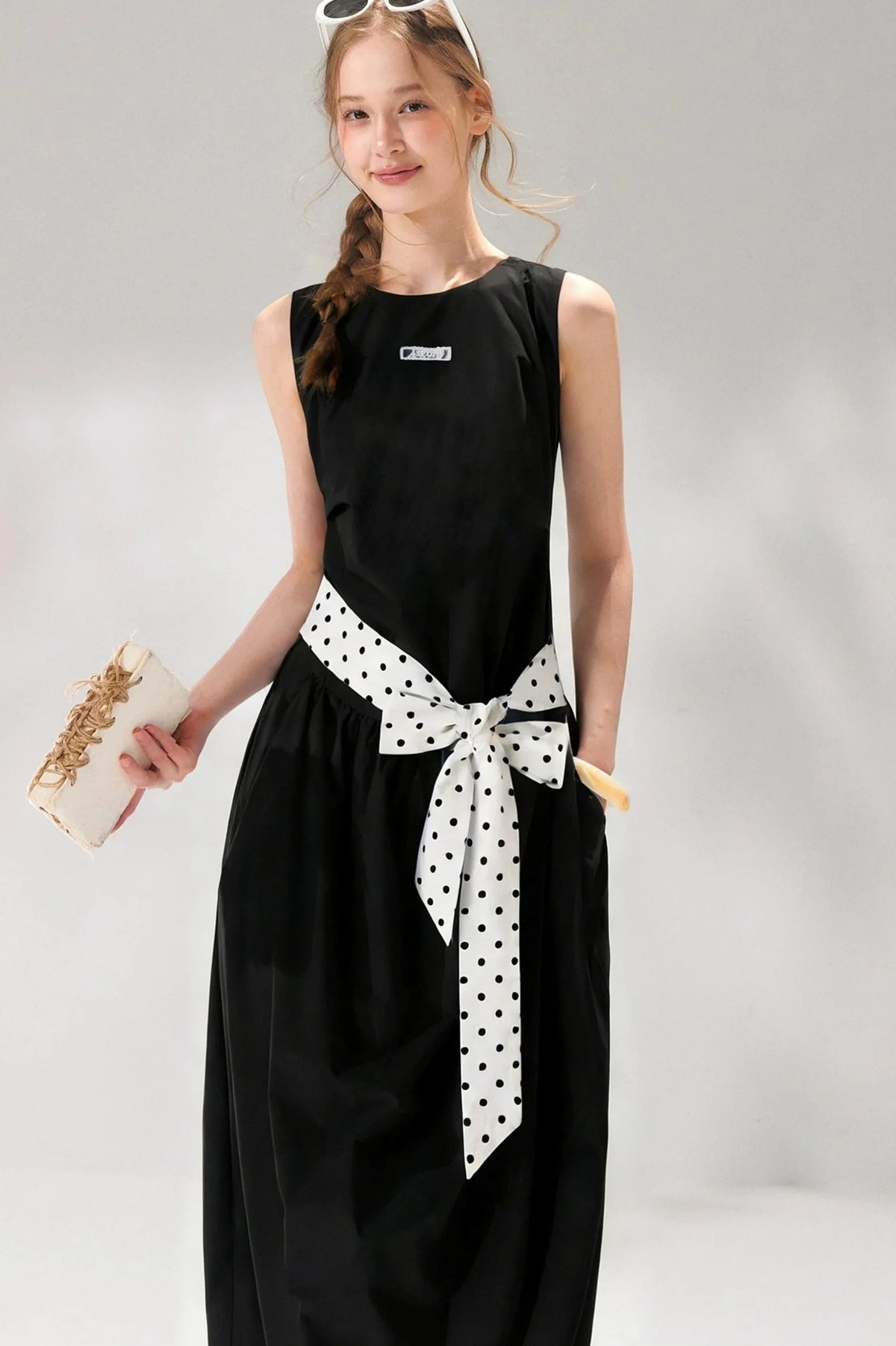 Polka Dot Floral Dress