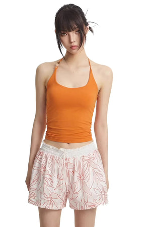 Polka Dot Halter Camisole Top