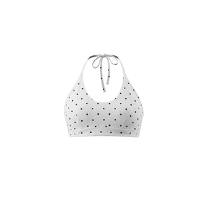 Polka Dot Halter Strap Bra