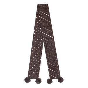 Polka Dot Hooded Knit Sweater Skirt Set-Up
