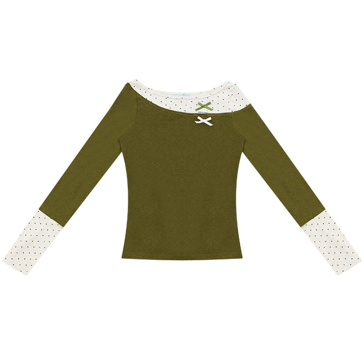 Polka Dot Knit Top