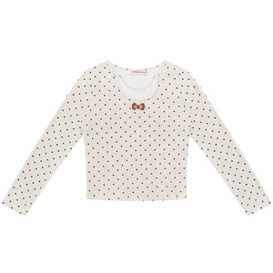 Polka Dot Knitted Top