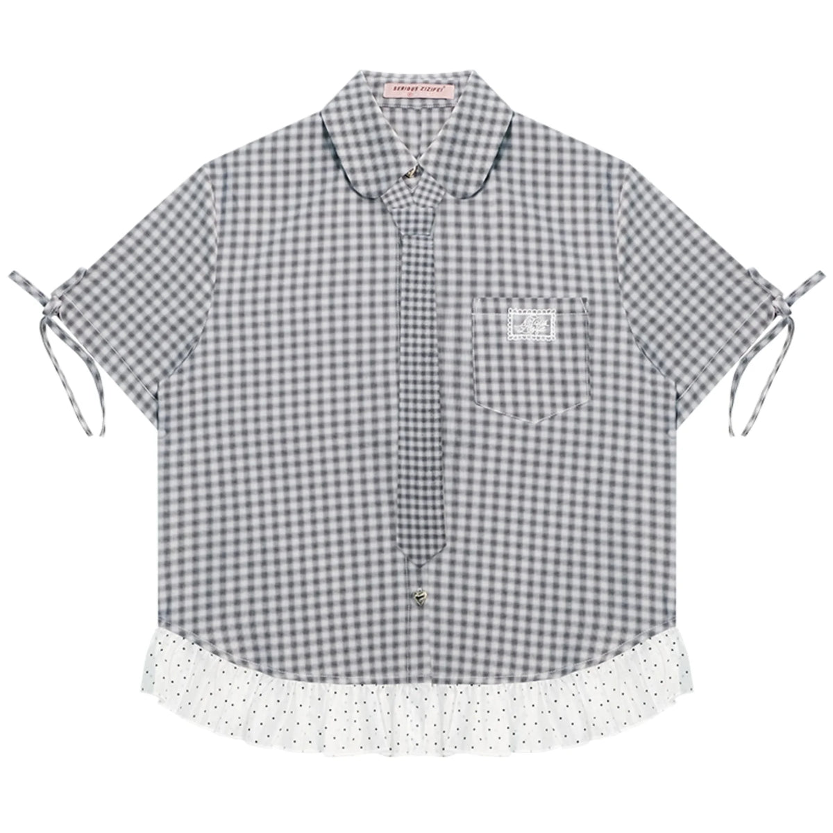 Polka Dot Lace Blouse