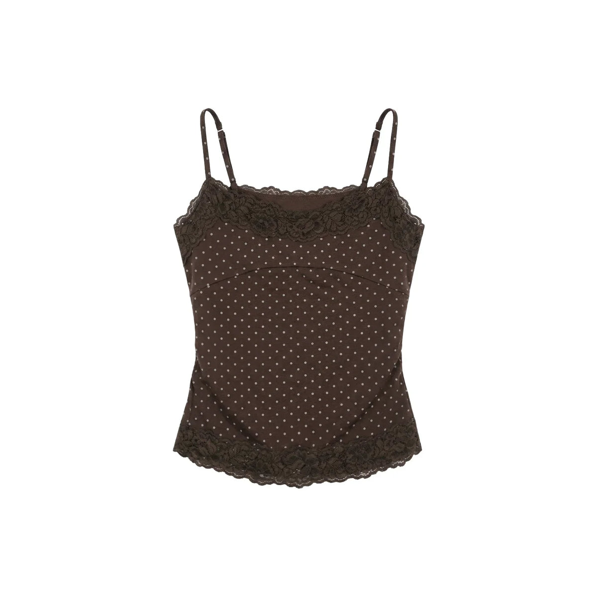 Polka Dot Lace Knitted Cardigan Set-Up