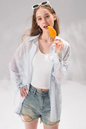 Polka Dot Lace Shirt