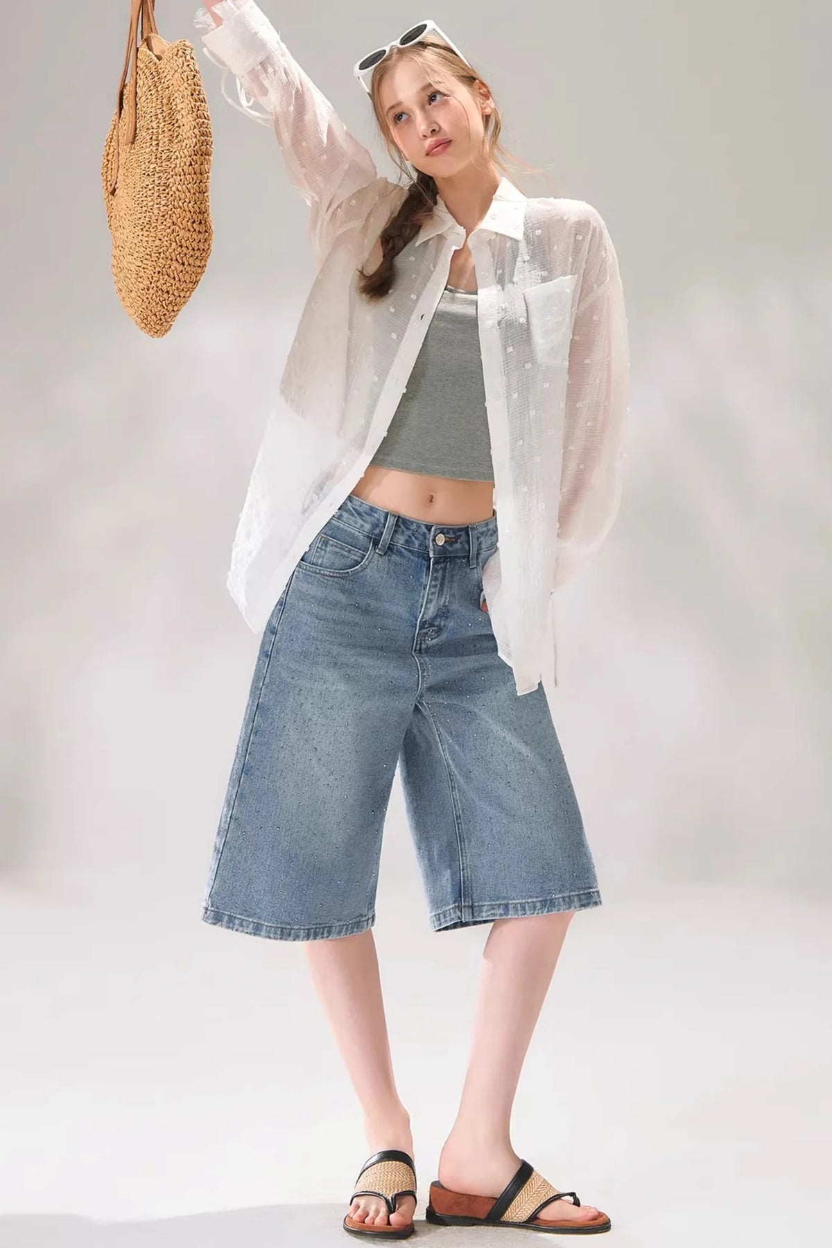 Polka Dot Lace Shirt