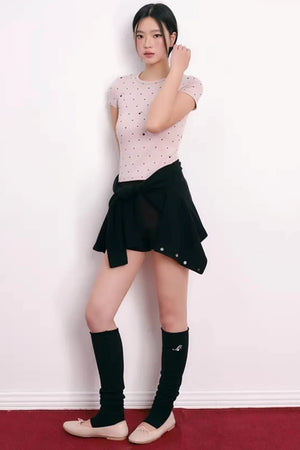 Polka Dot Lyocell Blouse