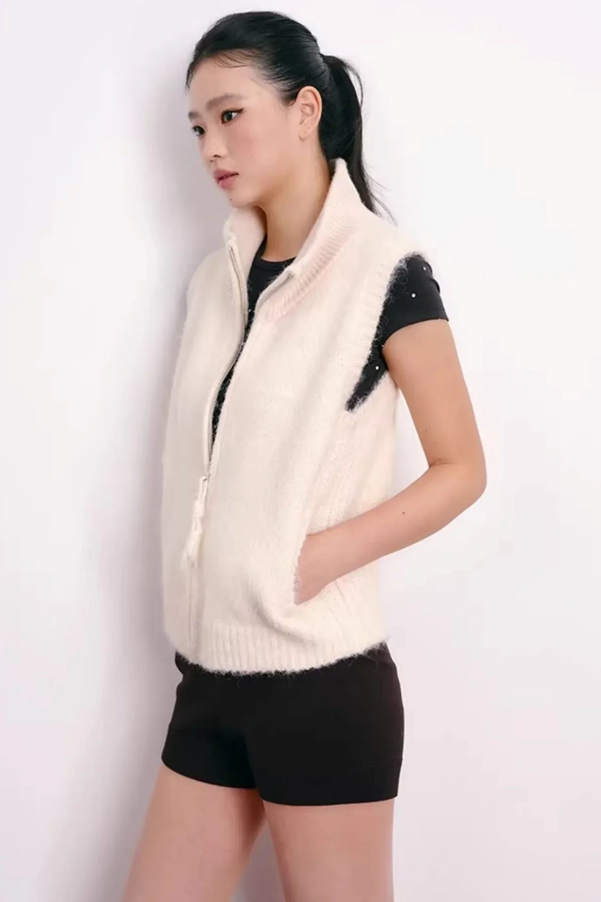 Polka Dot Lyocell Blouse