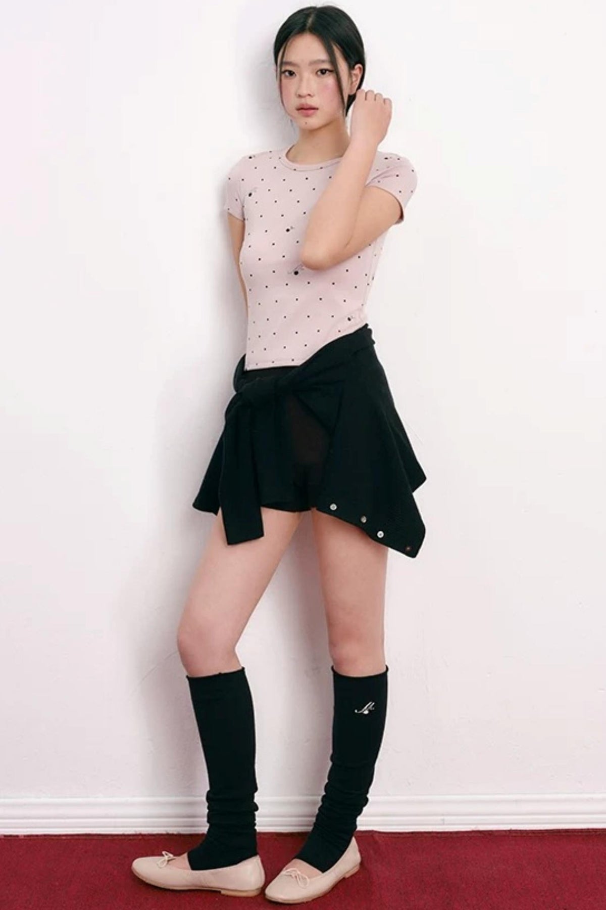 Polka Dot Lyocell Top