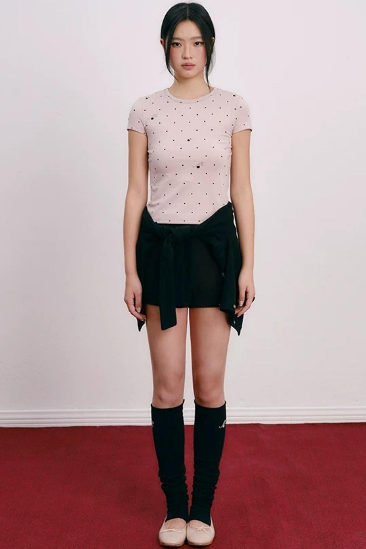 Polka Dot Lyocell Top