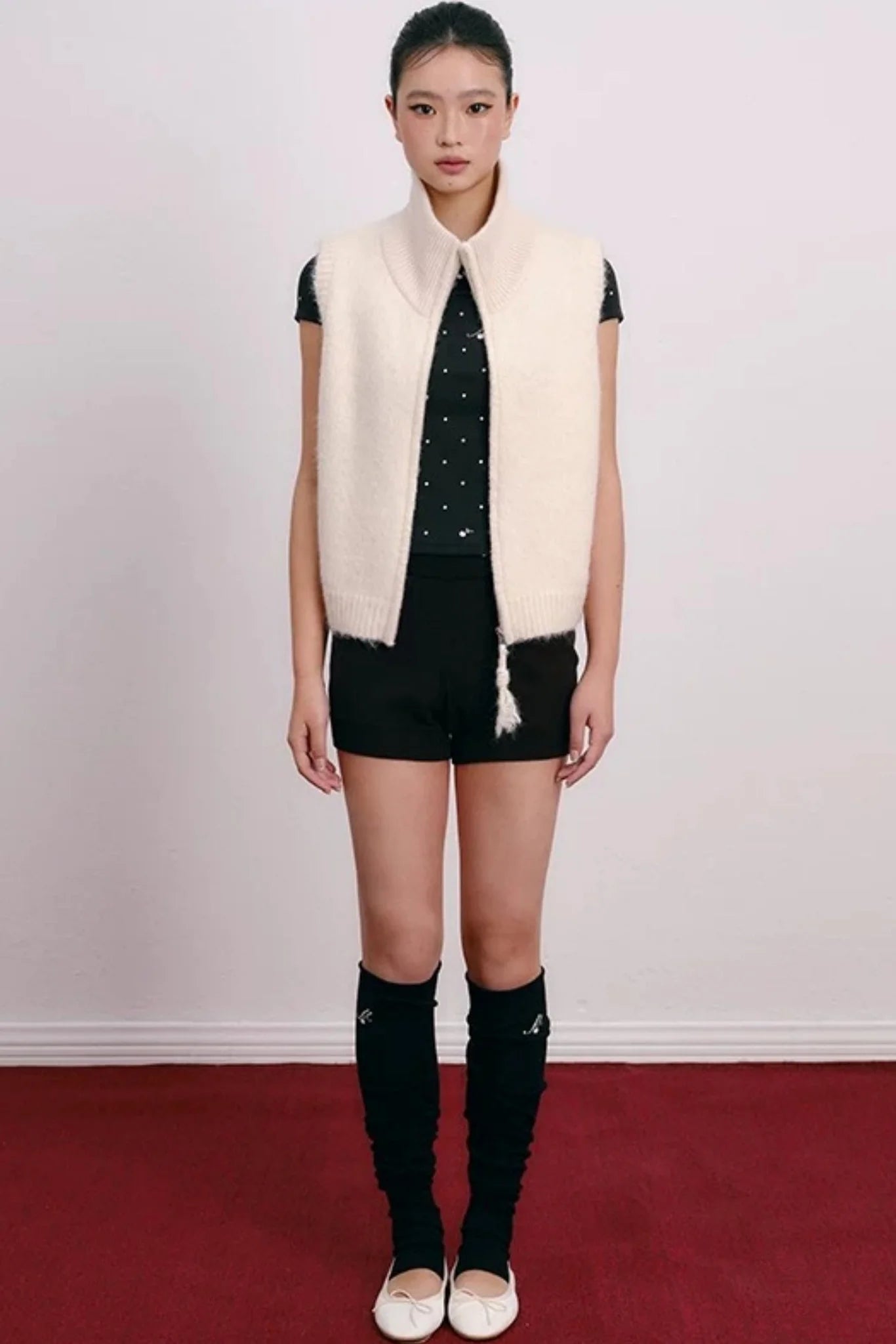 Polka Dot Lyocell Top