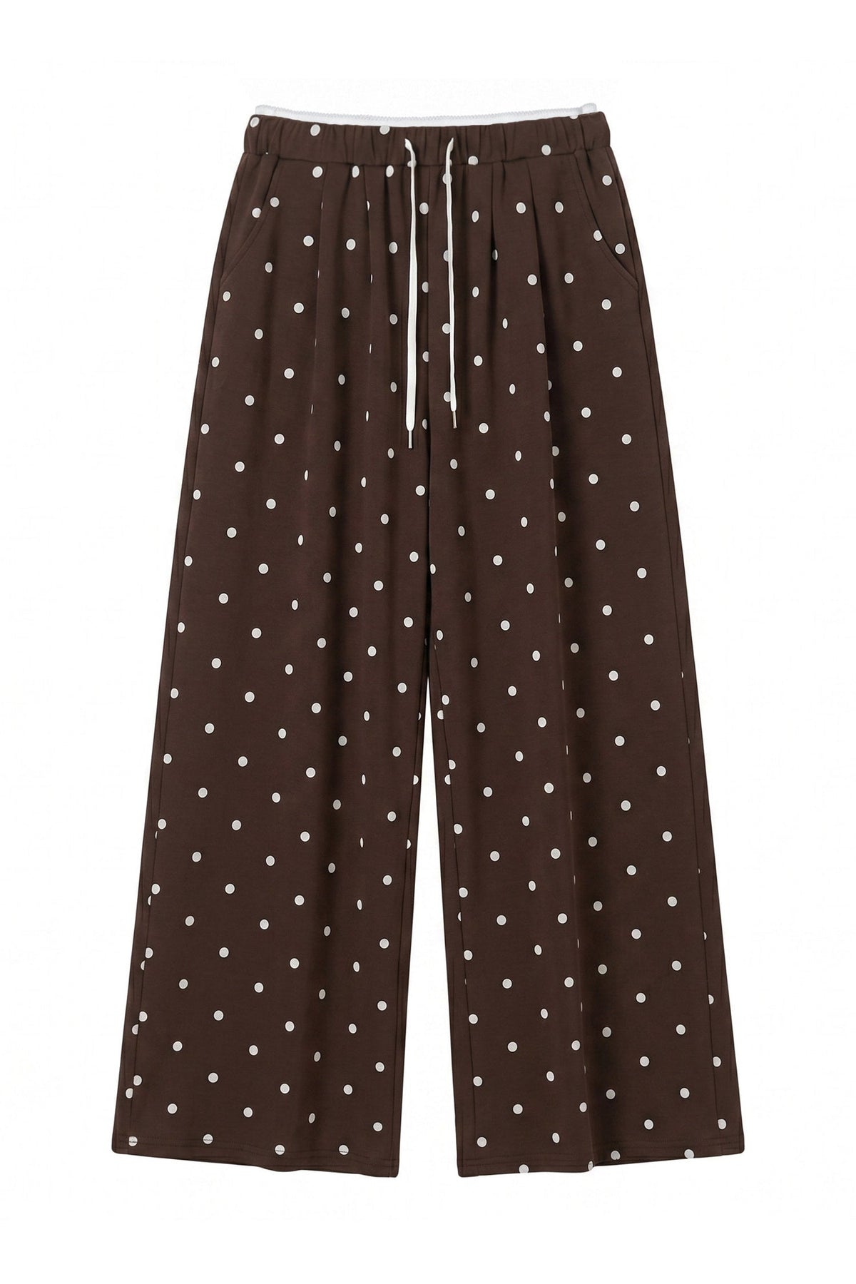 Polka Dot Mid-Sleeve Top Set-Up