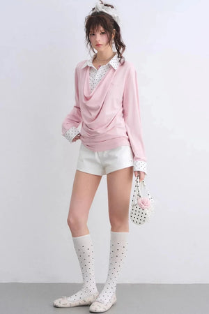 Polka Dot Patchwork Top Set-Up