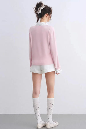 Polka Dot Patchwork Top Set-Up