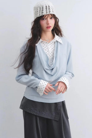 Polka Dot Patchwork Top Set-Up