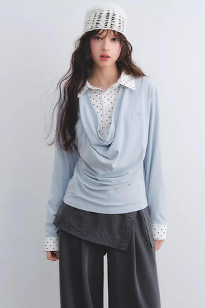 Polka Dot Patchwork Top Set-Up