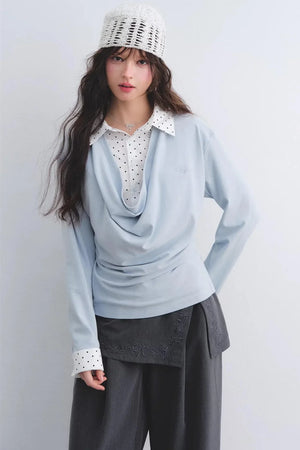 Polka Dot Patchwork Top Set-Up