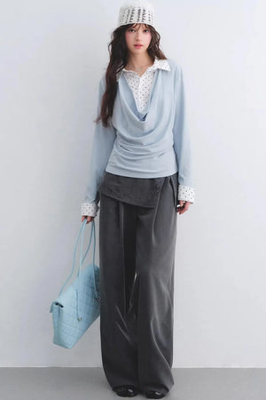 Polka Dot Patchwork Top Set-Up
