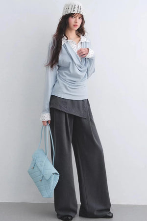 Polka Dot Patchwork Top Set-Up