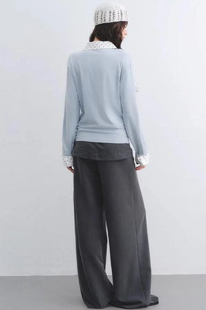 Polka Dot Patchwork Top Set-Up