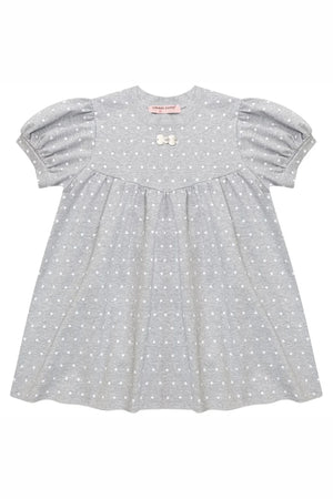 Polka Dot Puff Sleeve T-Shirt